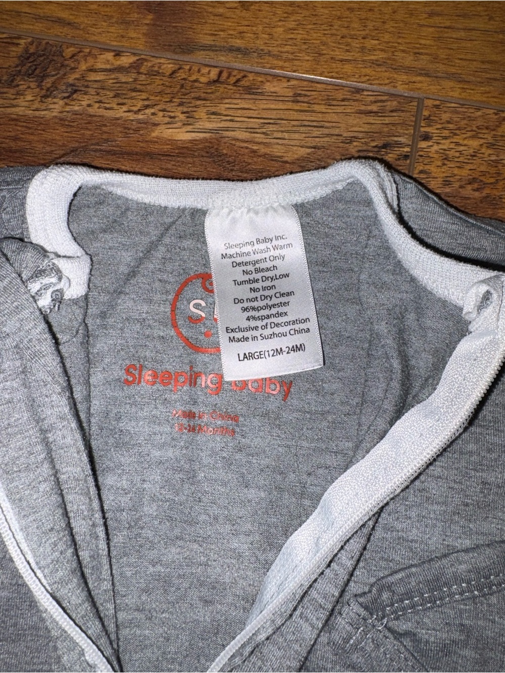 Sleeping Baby Zipadee Zip Gray Sleep Sacks Pack 12-24 Months - Picture 2 of 2